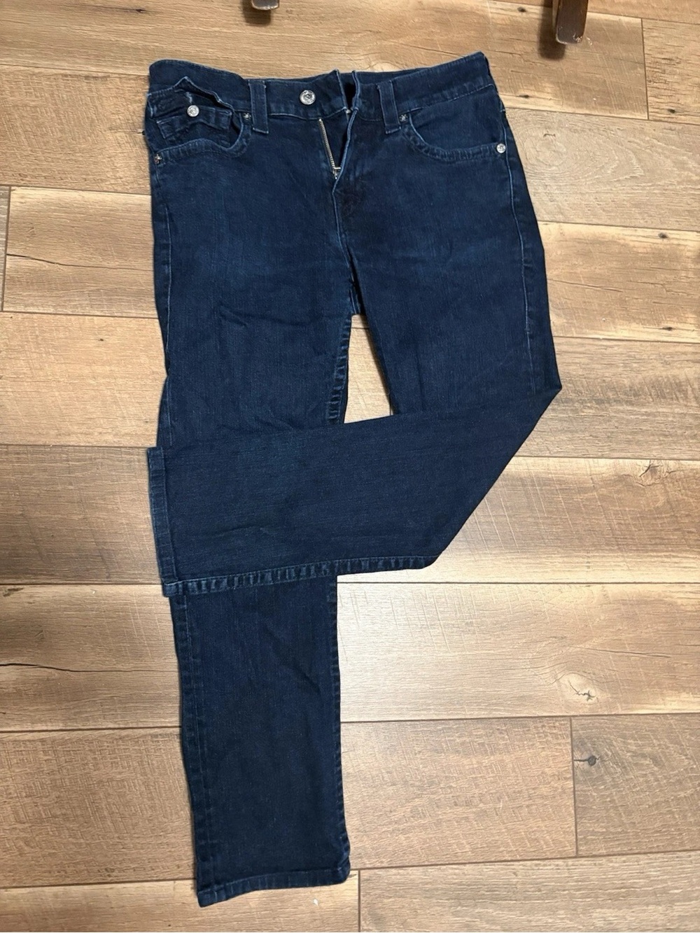 True Religion Women's Dark Indigo Skinny Jeans